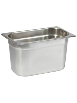 Ala Store Paslanmaz Çelik Gastronom/gastronorm Küvet Gn 1/4-150 (26,5 x 16,2 x 15 Cm)