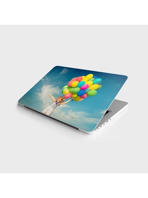 Ala Store Laptop Bilgisayar Notebook Pc Kaplama Etiketi Mutlu Çocuk Balon