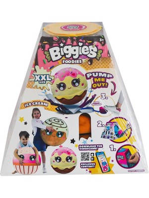 Küçük Hazine 72608 Peluş Biggies Foodies Cinammon Roll Size Xxl