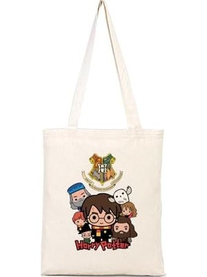 Ala Store Potter ve Logo Baskılı Bez Çanta