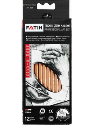 Fatih Kalem Fatih Teknik Çizim Kalemi Profesyonel Set