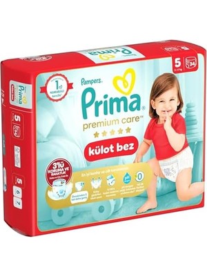 Ala Store Premium Care Külot Bebek Bezi 5 Numara 34 Adet Junior (2 Paketi)