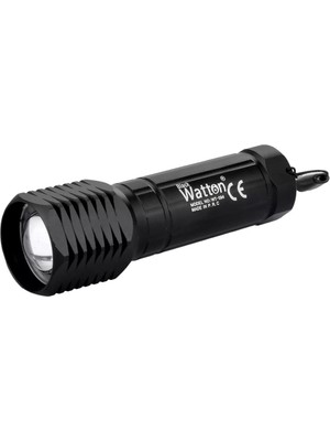 Wattson Krm Mini Profesyonel Zoomlu LED El Feneri Şarjlı Güçlü Işık Yüksek Performans WT-094 Krm