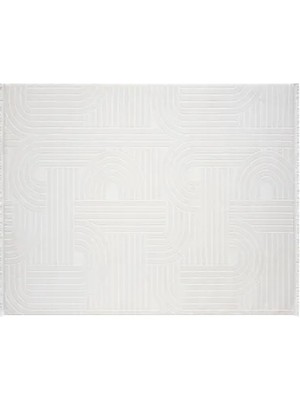 Vivense Aspendos Akrilik Dokuma Makine Halısı, 100X150, Krem, 5110