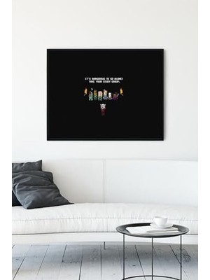 Ala Store (PSTER12577) Grup Çalışması Work Girişimcilik Çerçeveli Tablo (30 x 40CM)