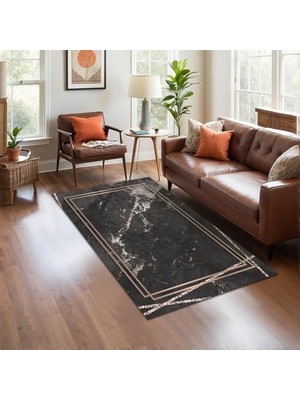 Ala Store Pazera Kadife Kaymaz Pamuk Tabanlı Yıkanabilir Antibakteriyel Salon Halısı 160X230