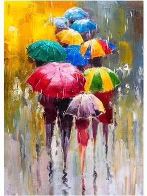 Ala Store Neverland 1000 Parça Puzzle - Umbrellas (Şemsiyeler)