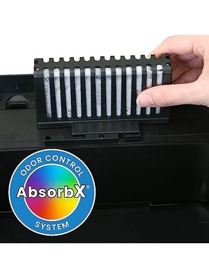Ala Store Itouchless Absorbx Koku 3'lü Paket Çöp Kokularını Emer, Doğal Aktif Karbon Teknolojisi, Biyobozunur - 8 Gal ve Daha Büyük Çöp Koku Giderici, Filtreler
