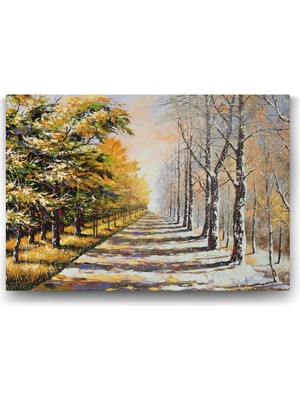 Ala Store Kış ve Sonbahar Tablosu - 140X100CM