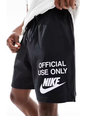 Nike Clup Knit Offıcıal Siyah Erkek Spor Şort