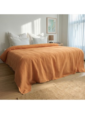 Tekstil Home Pike Çift Kişilik %100 Pamuk Bordürlü Model Lüx Yatak Örtüsü