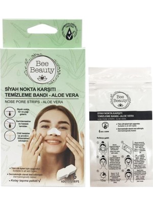 Ala Store Bee Beauty Aloe Siyah Nokta Bandı 6'lı