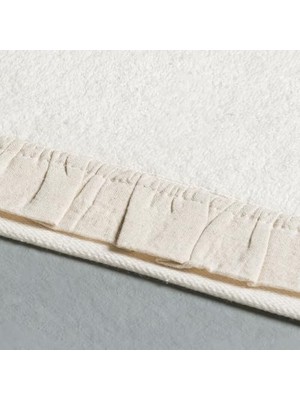 Ala Store Ruffle Bambu 30X45 cm El Havlusu Ekru