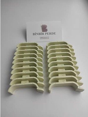 Ala Store Zebra Perde Korniş Takma Aparatı Geniş 10 Adet (10)
