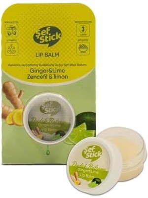 Ala Store Şef Stick Lip Kavanoz Zencefil Limon 10 ml