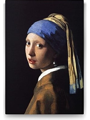 Ala Store Johannes Vermeer - Inci Küpeli Kız Tablosu - 80X125CM