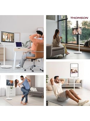 Ala Store Go Plus Pro 27FE7M45 27 Inç 69 Ekran Fhd Dokunmatik Döndürülebilir Tekerlekli Taşınabilir LED Ekran