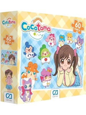 Ala Store Cocotama: Egg Angels Lisanslı 60 Parça 34X24CM Çocuk Puzzle Yapboz Serisi