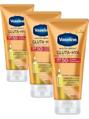 Ala Store Gluta-Hya Serum Etkili Vücut Losyonu Güneş Koruyucu 150 Mililitre (3 Paketi)