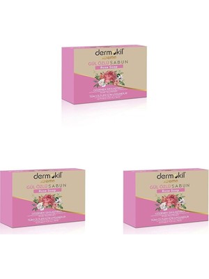 Ala Store Gül Özlü Katı Doğal Sabun 100 Gr. 3lü Paket