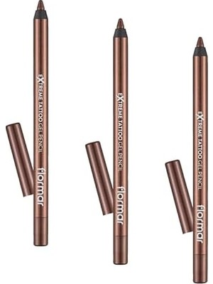 Ala Store Extreme Tattoo Yüksek Pigmentli & Doğal Işıltılı Jel Göz Kalemi (3 Paketi)
