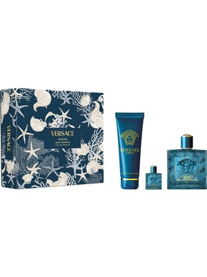 Ala Store Eros Edp Parfüm 100 ml + Duş Jeli 150 ml + Seyahat Boy Erkek Parfümü 5 ml Set