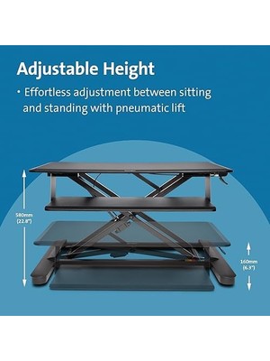 Ala Store K52804WW Flat Panel Masa Askı-/ayaklı Masa Siyah