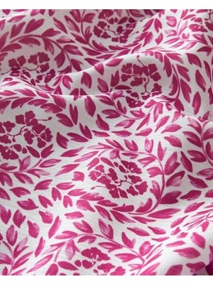 Ala Store Carnival Floral Polyester Masa Örtüsü Fuşya