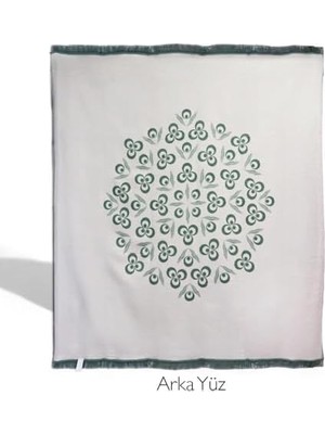 Ala Store Çintemani Yeşil Çift Kişilik Battaniye 200 x 220 cm