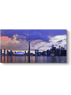 Ala Store Kanada Toronto Panorama Tablosu 160 x 80
