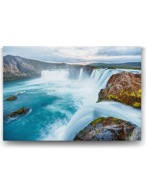 Ala Store Icelandic Şelalesi Tablosu - 90X60CM