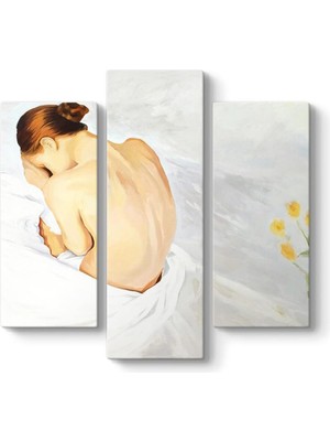 Ala Store Nude Tablo 96 x 90-3 Parçalı