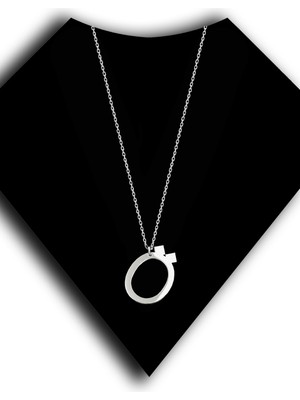 Roxx Jewellery 925 Ayar Gümüş Ö Harf Unisex Kolye