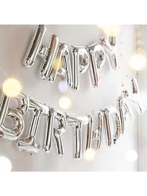 Ala Store T Harf Folyo Gümüş Balon Küçük 35 cm
