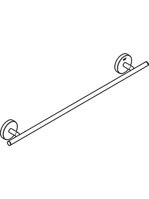 Ala Store Start Cosmopolitan Uzun Havluluk, 522 Mm, Duş/banyo Aksesuarları, Krom, 41166000