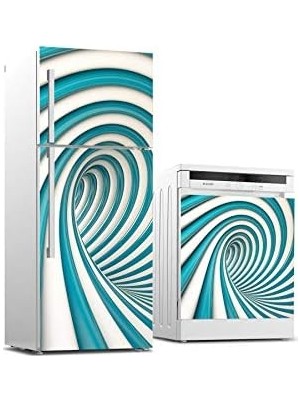 Ala Store Buzdolabı ve Bulaşık Makinası Beyaz Eşya Kaplama 3D Dönence