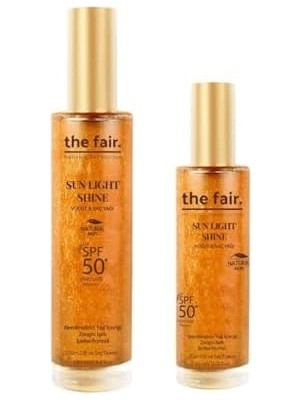 Ala Store Sun Light Spf 50+ /pa++++ Parıltılı Güneş Koruyucu Vücut ve Saç Yağı 130 ml