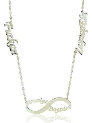 Ala Store Söğütlü Silver Aile Kolyesi