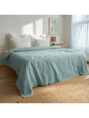 Tekstil Home Pike Çift Kişilik %100 Pamuk Bordürlü Model Lüx Yatak Örtüsü