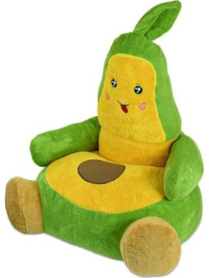 Ala Store Özgüner Oyuncak Pelüş Oturma Koltuğu,çocuk Koltuğu,bebek Oturağı,puf,pelüş Puf,bebek Pufu (Avakado)