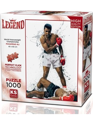 Ala Store Ks Games 20724 Muhammed Ali 1000 Parça Puzzle -Ks Puzzle