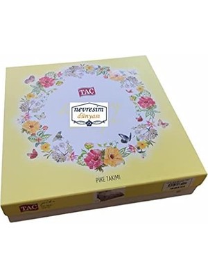 Ala Store Taç 60249676 Lewis Tek Kişilik Pike Takımı, Mint