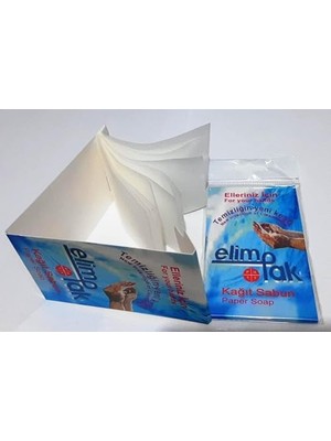 Ala Store Klasik Kağıt Sabun 5li Paket-(75 Adet Tek Kullanımlık Sabun Yaprağı)-Ortak Kullanım Alanlarında ve Dış Mekanlarda Kişisel Hijyen Sağlar -Yerli Üretim-