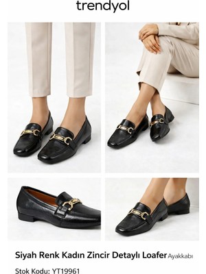 Bitangosu Rugan Klasik Loafer - Gold Tokalı Günlük Rahat Ayakkabı
