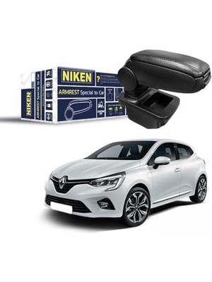 Esranın Dünyası Kol Dayama Araca Özel Renault Clio V Hb 2013- Siyah Nkn 026 RN40 01 01