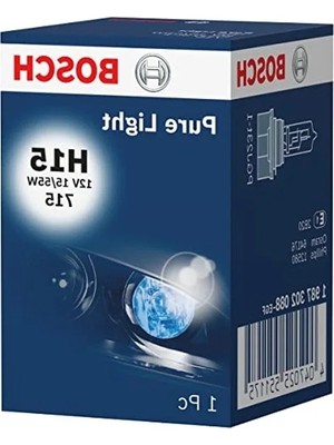 Esranın Dünyası Bosch Ampul-Pure Light-12 V-H15-15/55 W-PGJ23T-1-1 987 302 088
