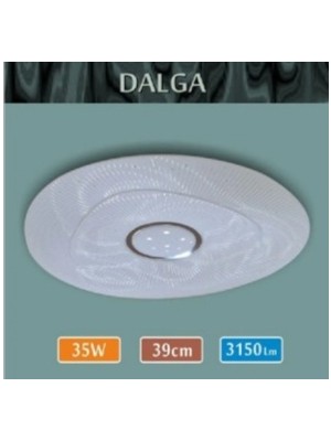 Erbay 35W Sıva Üstü Armatür Dekoratif LED Panel Dalga(Günışığı)