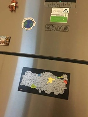 Esranın Dünyası Magnet Türkiye Haritası, 20X10 cm Boyutunda