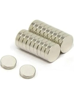 Esranın Dünyası 100 Adet Neodyum Mıknatıs, 8 mm Çap, 2 mm Kalınlık