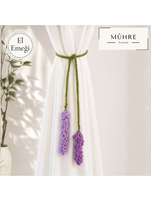Mühre 2 Adet Pinterest Çiçekli Perde Tutacağı El Emeği Amigurumi